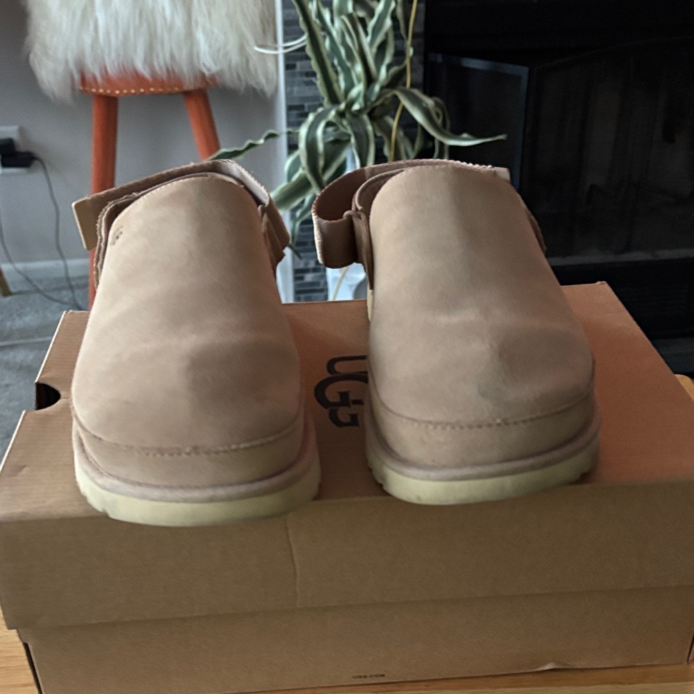 UGG Tan Suede Mules